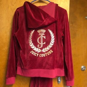 Pink Juicy Couture track suit